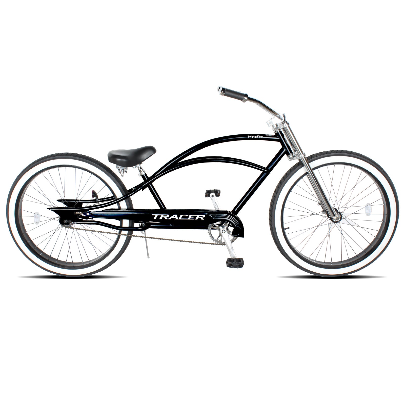 Master 29-inch fat tire stretch chopper cruiser bike