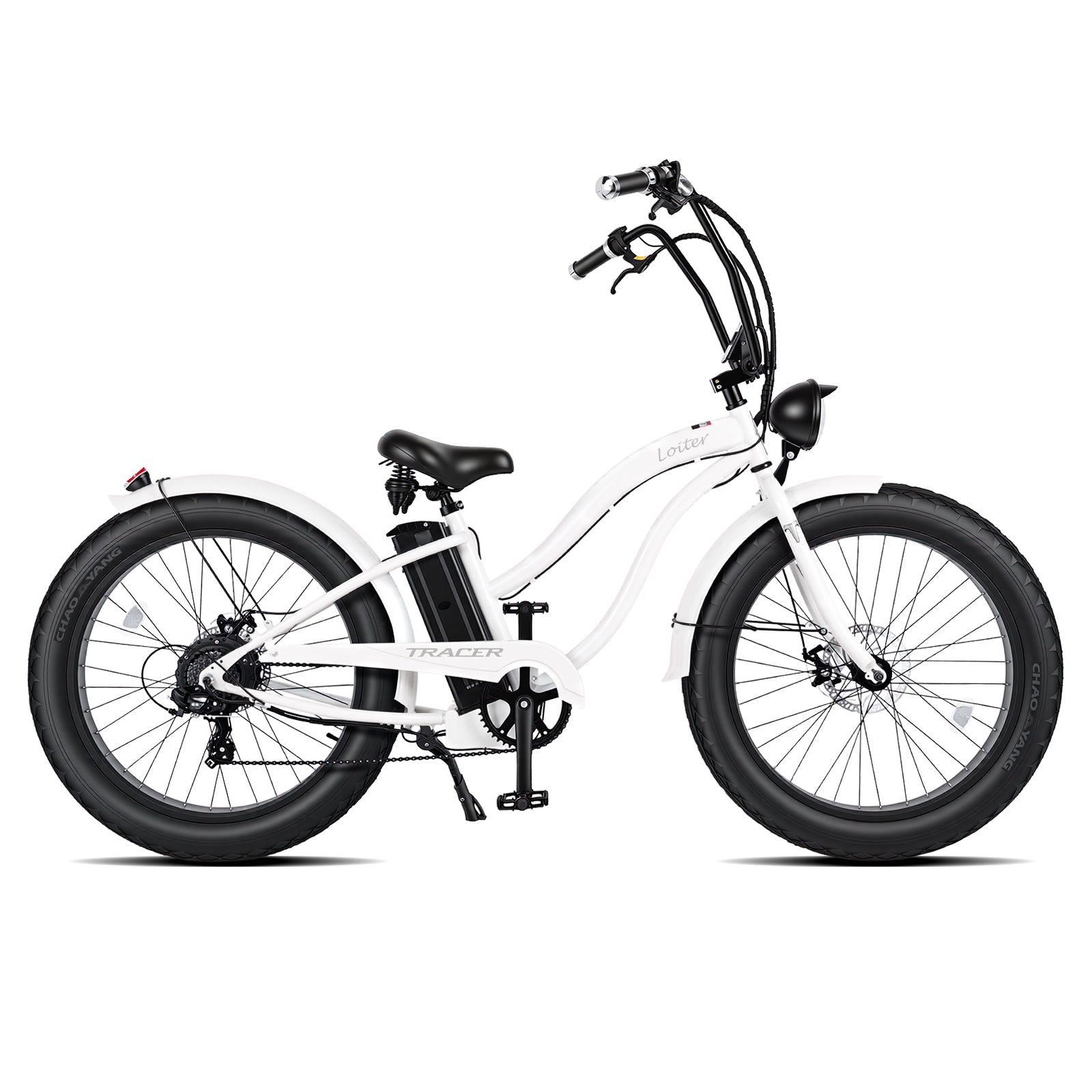Tracer Loiter 26" 800W Cruiser E-Bike
