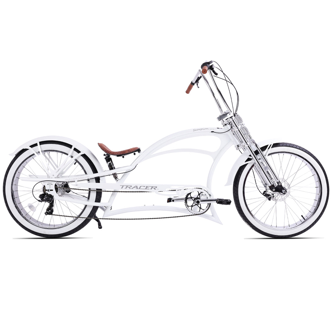 Scorpion GTS 7Speed Stretch Chopper Cruiser Bike
