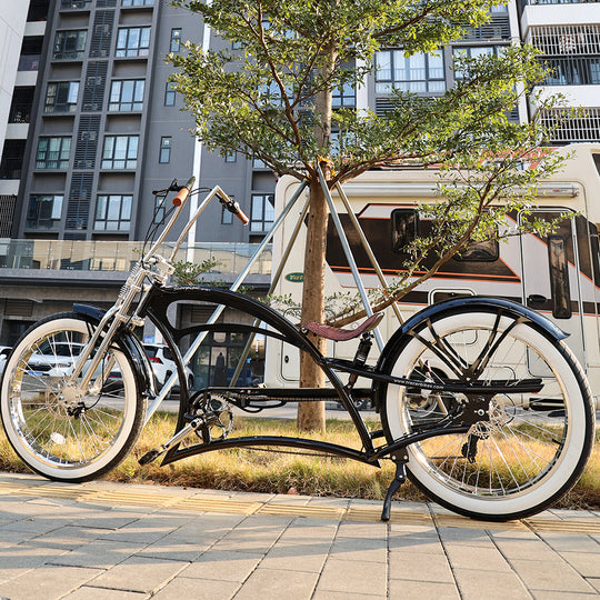 Scorpion GTS 7Speed Stretch Chopper Cruiser Bike