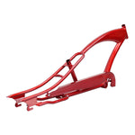 Side View of Micargi Puma Frame Stretch chopper bike