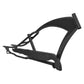 Side View of Micargi Puma Frame Stretch chopper bike Black for 1.75" Rim