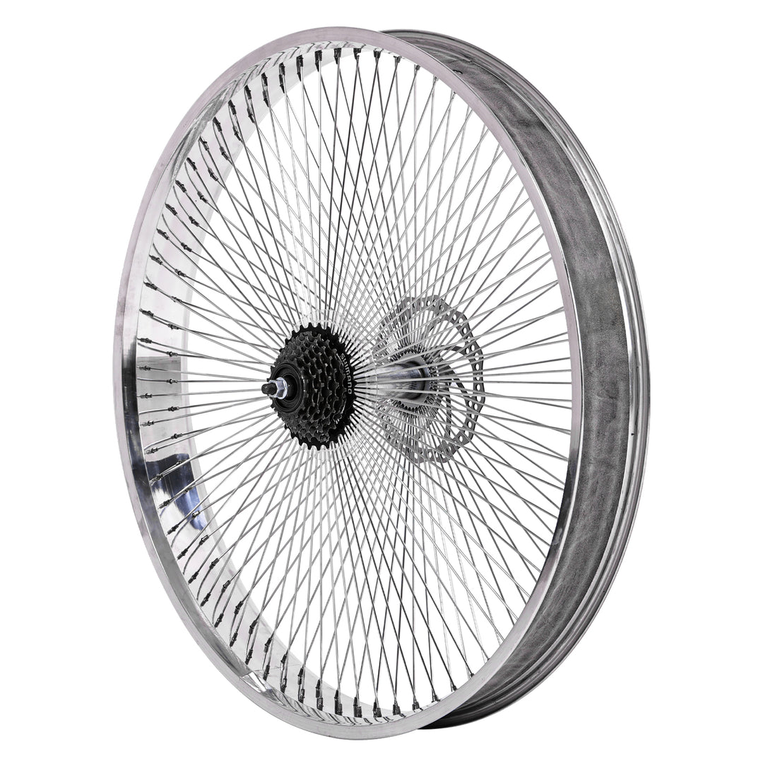 Micargi WH-TR7529140D-F/R-PL Fat Rims Wheel Set for 29"*3" with 7-speed Disc Brake