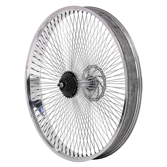 Micargi WH-TR7529140D-F/R-PL Fat Rims Wheel Set for 29"*3" with 7-speed Disc Brake