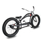 Side view of Micargi Vancouver 26" Chopper Cruiser Bike fat tire single speed