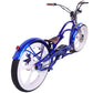 side view of Tracer Raptor Stretch Cruiser Chopper Ebike disc brake fat tire