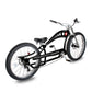 Side view of Micargi Vancouver 26" Chopper Cruiser Bike disc brake 7-speed with oversized frame