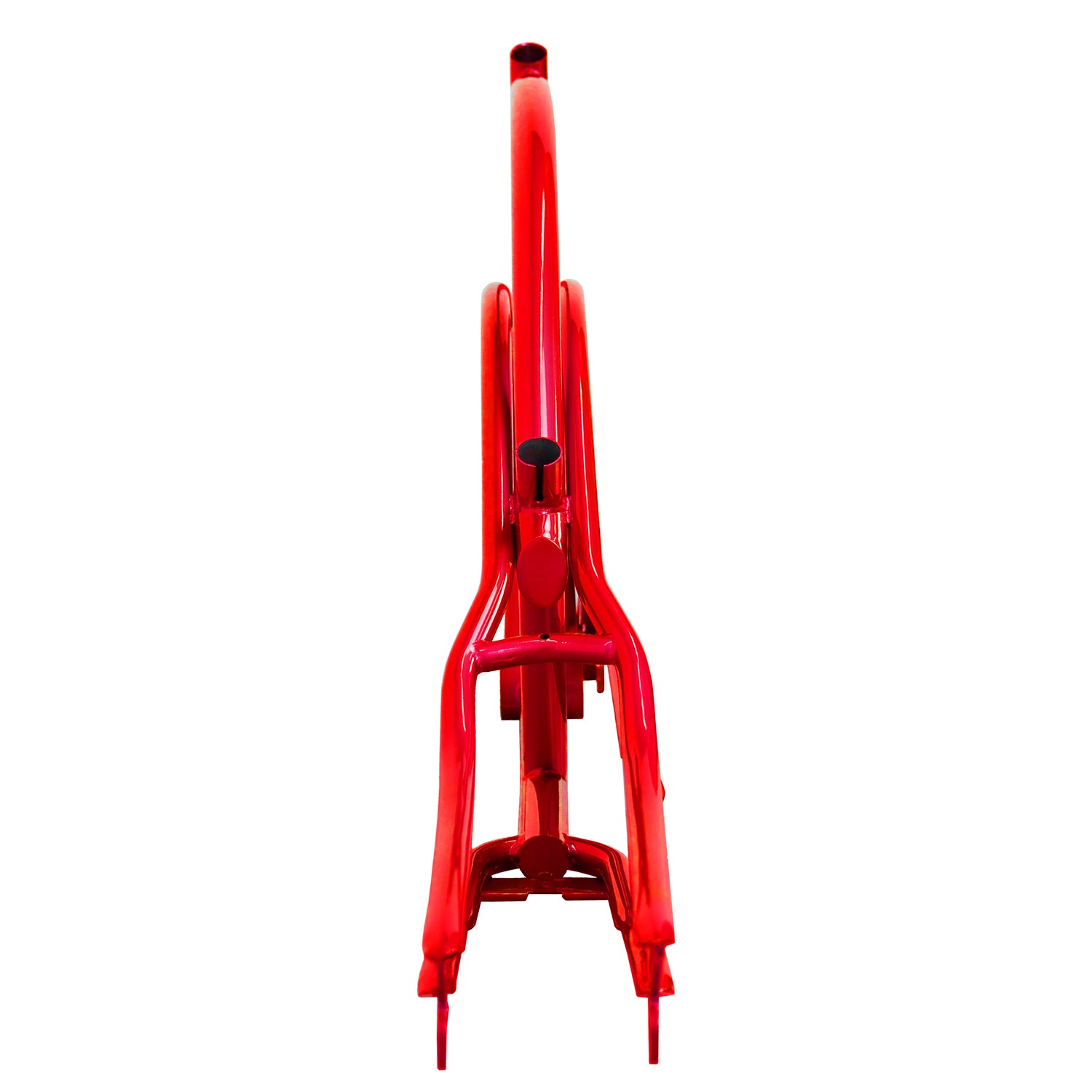 Micargi MUSTANG-GT 26" Stretch Cruiser Steel Frame Chain Guard for 1.75" Tire Red