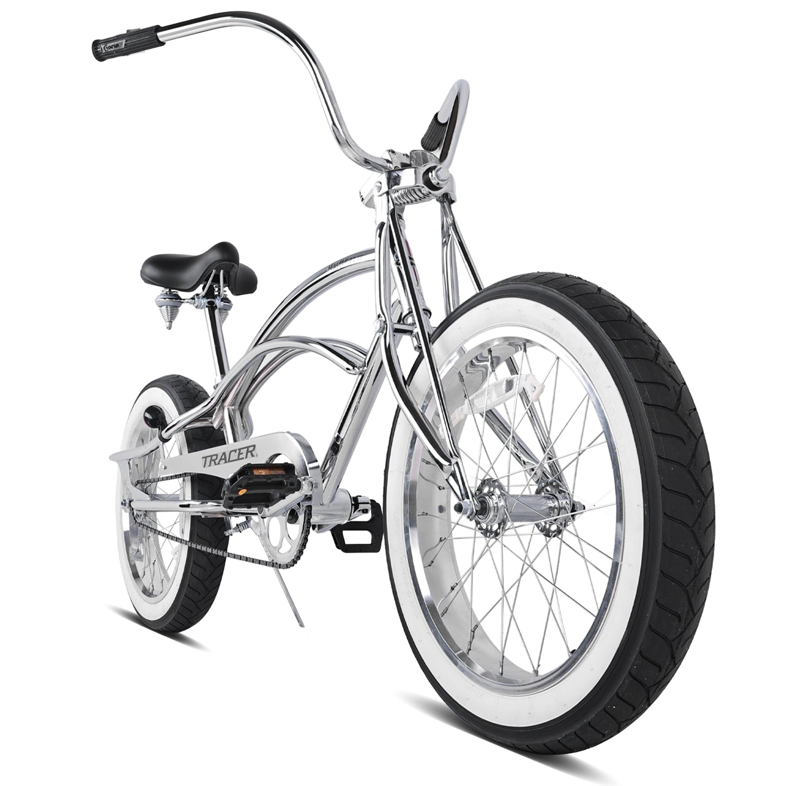 Master 2.0 GS 20-inch chrome lowrider stretch cruiser bike