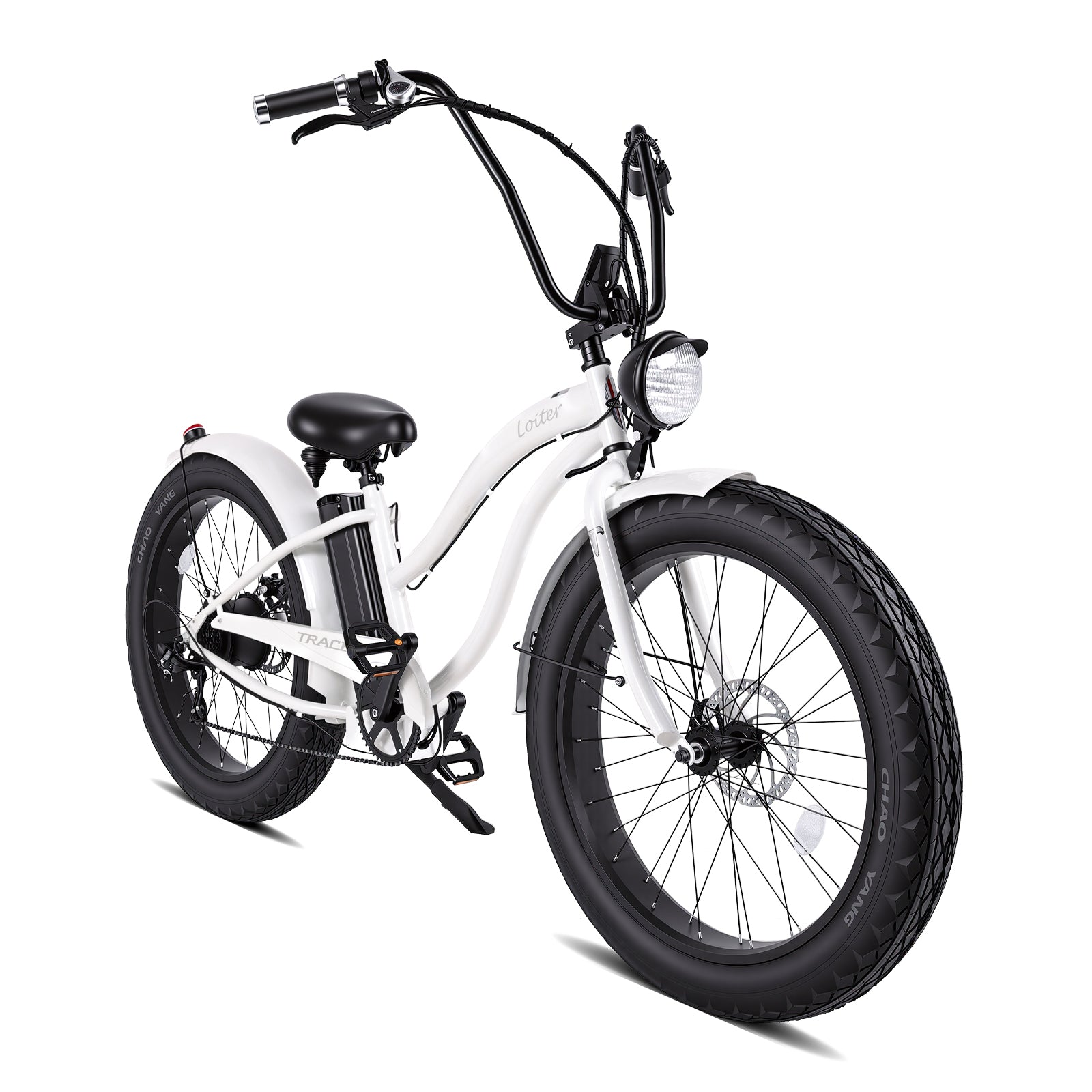 Tracer Loiter 26" 800W Cruiser E-Bike