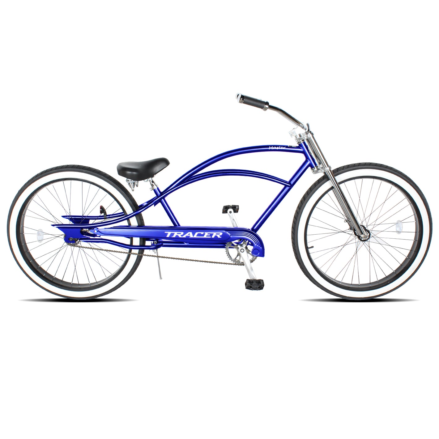 Master 29-inch fat tire stretch chopper cruiser bike