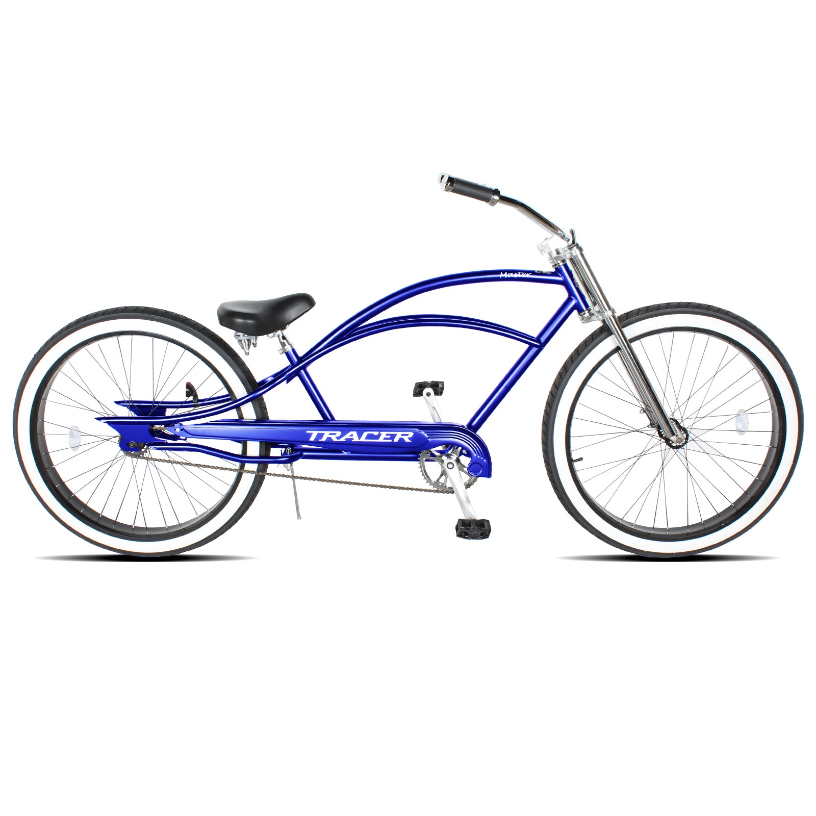 Master 29-inch fat tire stretch chopper cruiser bike