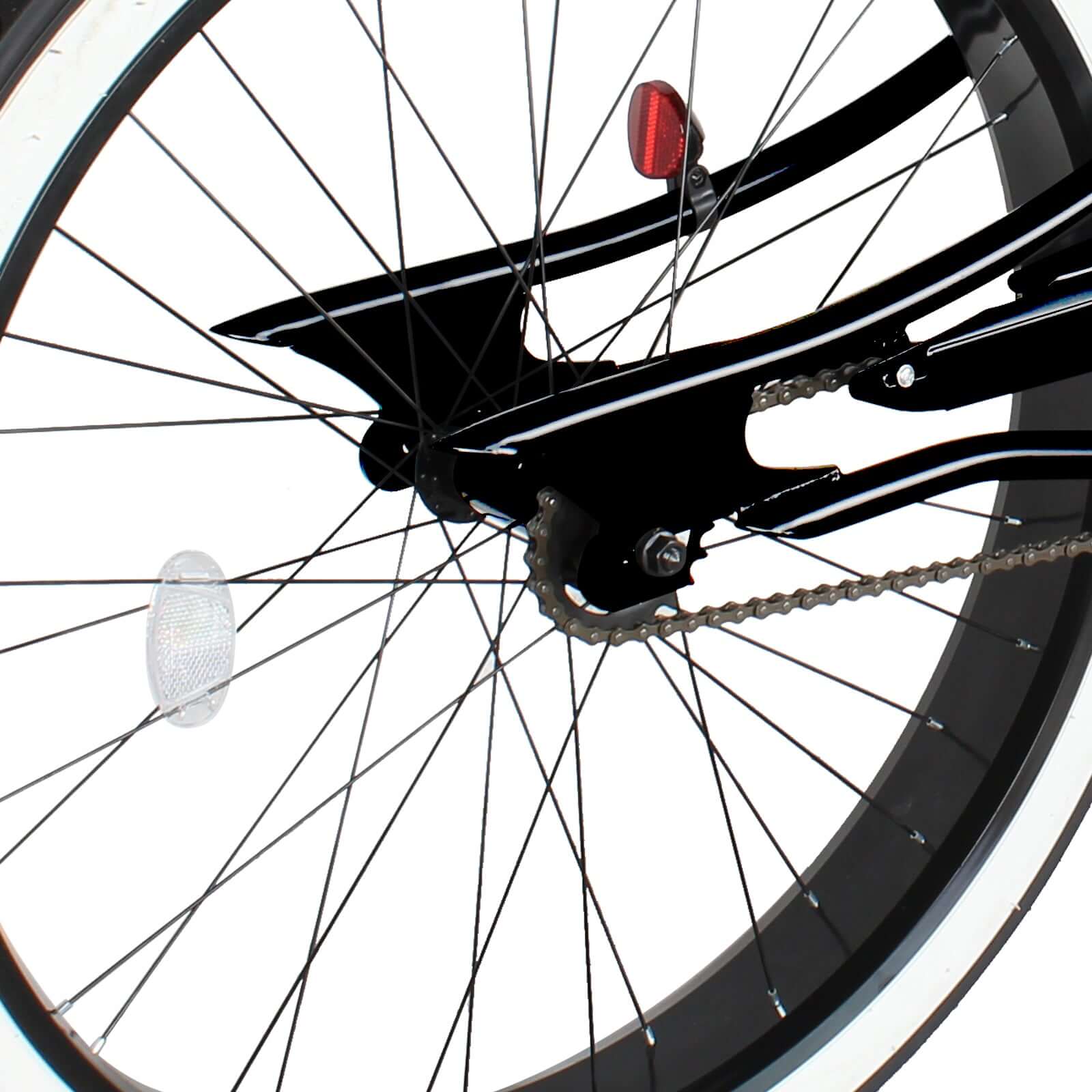 Master 29-inch fat tire stretch chopper cruiser bike