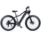Tracer Tacoma Fat Tire Electric Mountain Bike 26 inch in Matte Black 7-speed