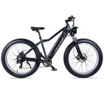 Tracer Tacoma Fat Tire Electric Mountain Bike 26 inch in Matte Black 7-speed
