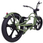 side view of Tracer Raptor Stretch Cruiser Chopper Ebike with fenders disc brake