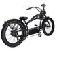 Side view of Micargi Cyclone 500W Electric Beach Cruiser bike fat tire