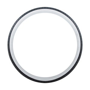 26" Innova Fat Tire with White Wall and Black Design, 3.0" Width