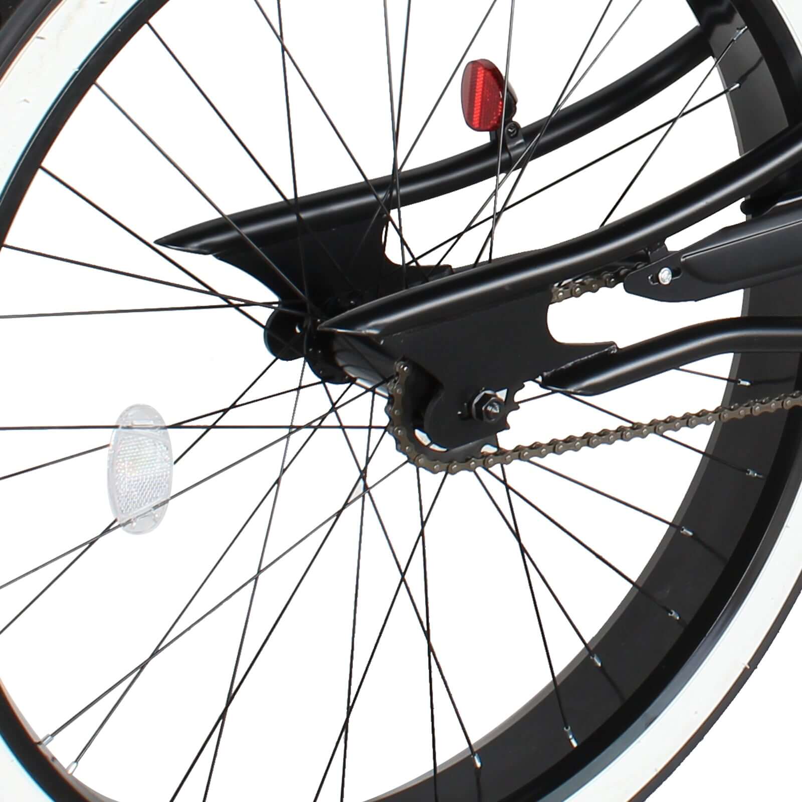 Master 29 single-speed cruiser bike drivetrain
