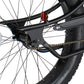 Close up of Micargi Vancouver 26" Chopper Cruiser Bike with firm rim and hub 1-speed
