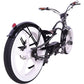 side view of Tracer Raptor Stretch Cruiser Chopper Ebike One-piece wheel disc brake