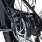 Close up of Micargi Steed Electric Mountain Bicycle 800W rear motor disc brake
