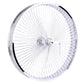 side view of Micargi 29"*3" Chrome Fat Rim Bike Rear Wheel with Coaster Brake