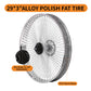 Micargi WH-TR7529140D-F/R-PL Fat Rims Wheel Set for 29"*3" with 7-speed Disc Brake