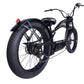 side view of Micargi Cyclone 500W Electric Beach Cruiser bike fat tire 5-speed motor
