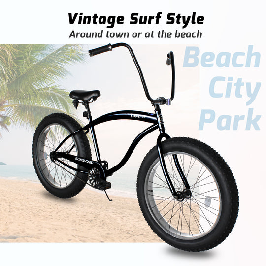 Micargi Luxe GT 26" Beach Cruiser Bikes