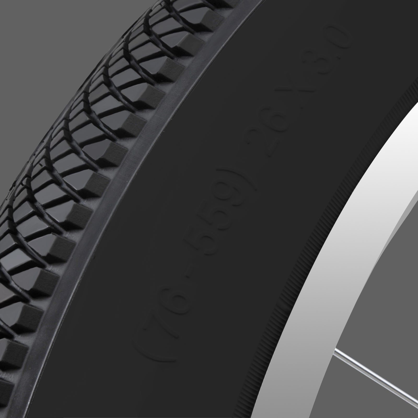 Micargi TR-WD-W1111 26x3.0 inches White Wall Tire