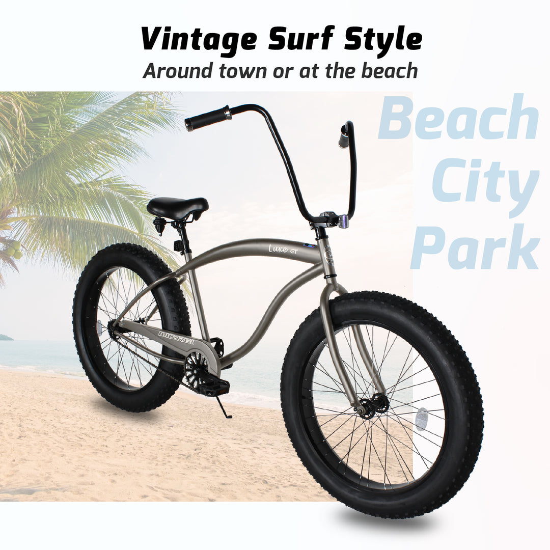 Micargi Luxe GT 26" Beach Cruiser Bikes