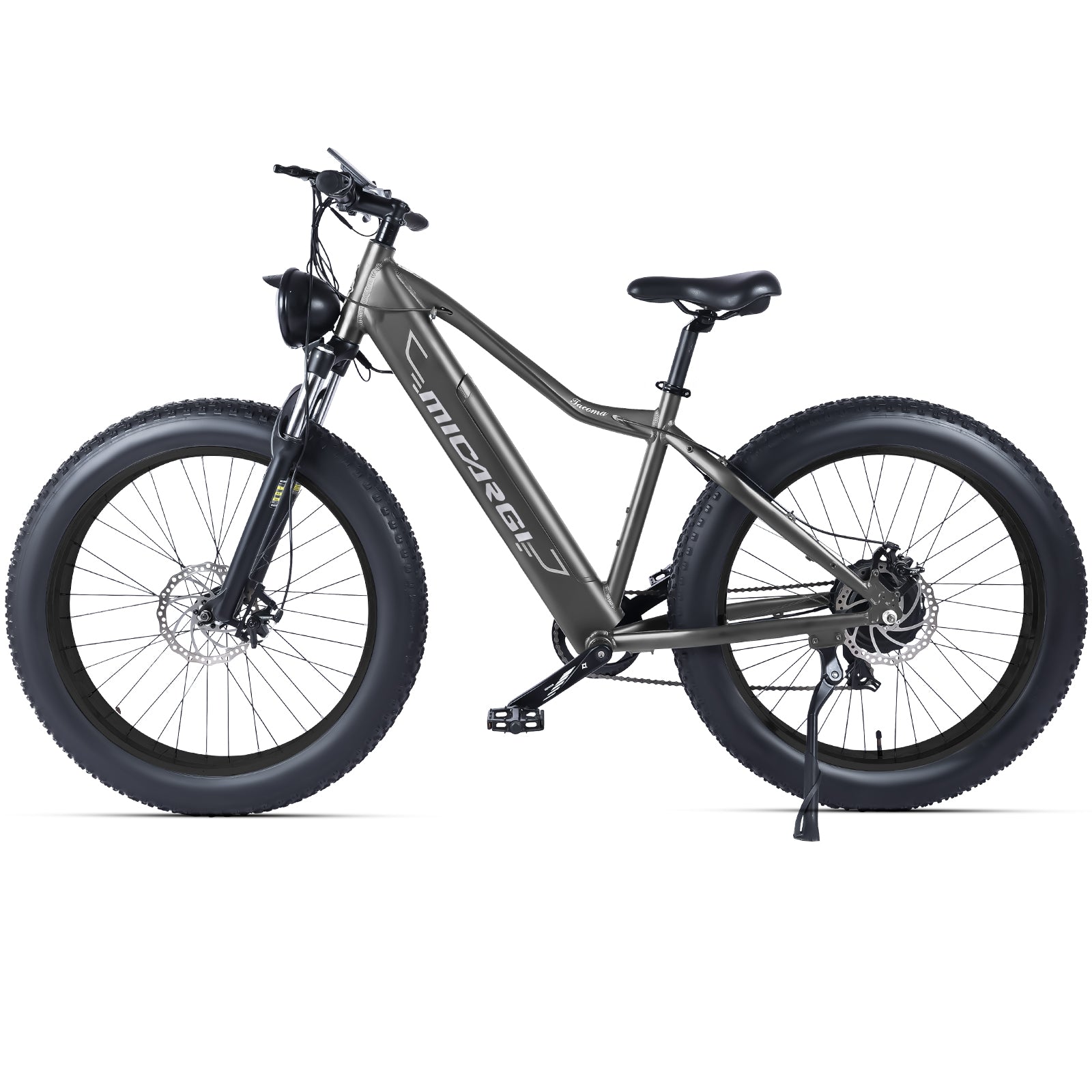 Micargi Steed Electric Mountain Bicycle in grey 26 inch