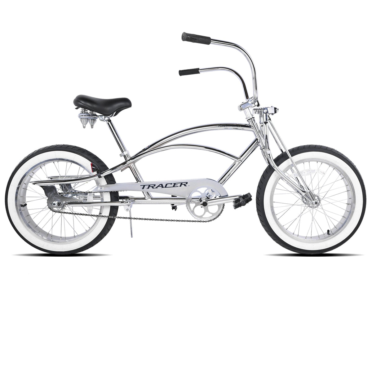 Master 2.0 GS 20-inch chrome lowrider stretch cruiser bike