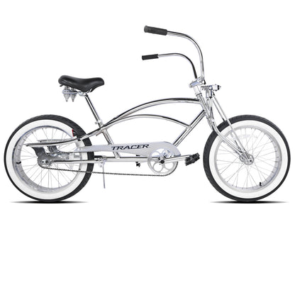 Master 2.0 GS 20-inch chrome lowrider stretch cruiser bike