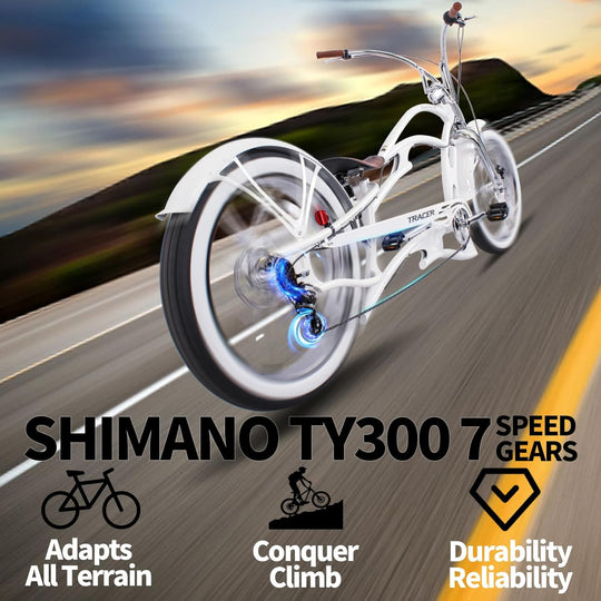 Raider Pro DS7 Stretch Cruiser Bike