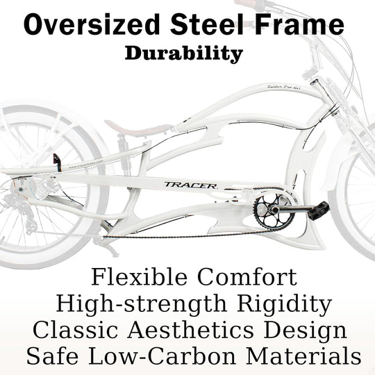 Raider Pro DS7 Stretch Cruiser Bike