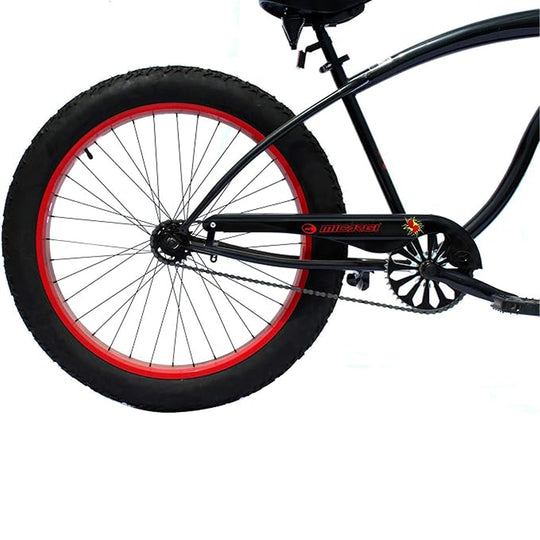 Micargi Slugo A Male 26" Beach Cruiser Bike with 1-Speed coaster Brake and FAT Tires
