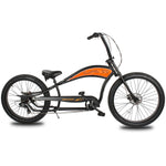 Micargi Seattle 26" Beach Chopper Cruiser Bike oversized frame in matte black
