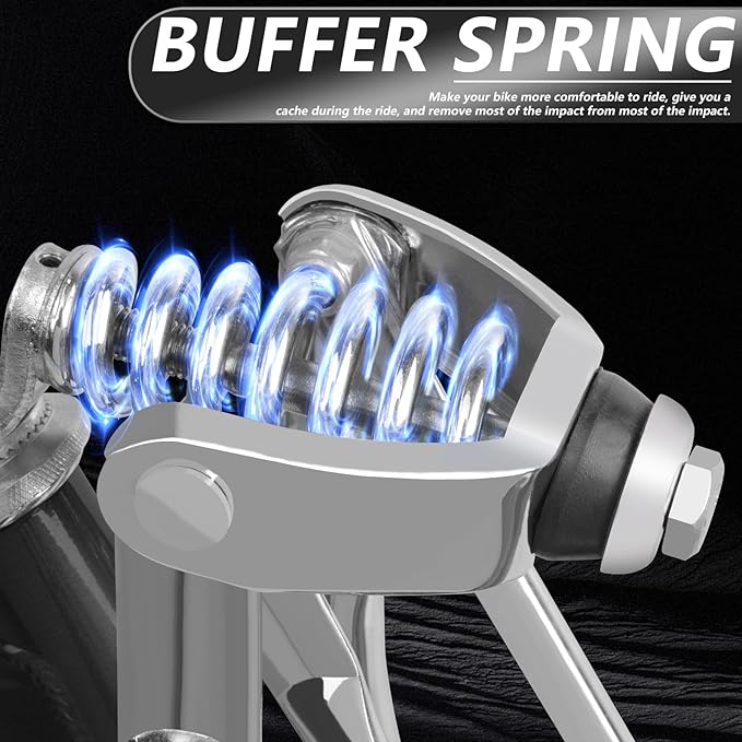 Micargi Puma GTS 26″ Stretch Cruiser Bicycle spring fork