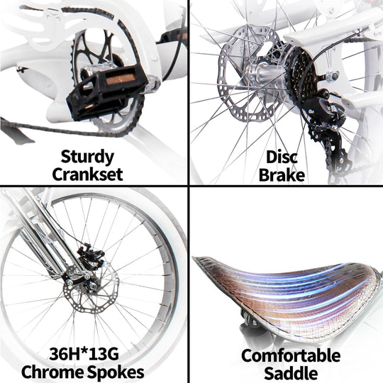 Raider Pro DS7 Stretch Cruiser Bike