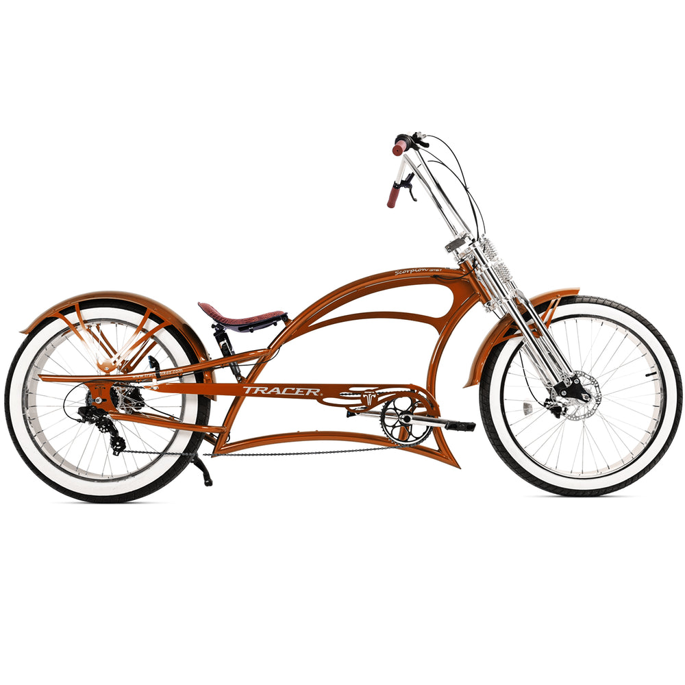 Scorpion GTS 7Speed Stretch Chopper Cruiser Bike