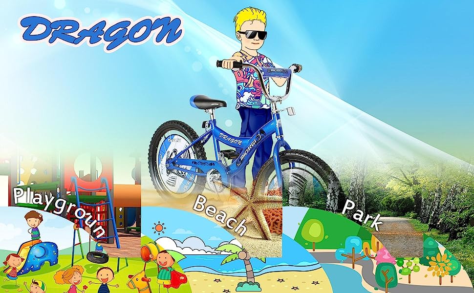 Micargi Dragon 20 inch kids Bike