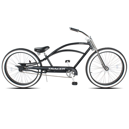 Master 29-inch fat tire stretch chopper cruiser bike