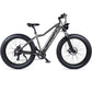 Tracer Tacoma Fat Tire Electric Mountain Bike 26 inch in Matte Grey Disc Brake Thumb Throttle Control