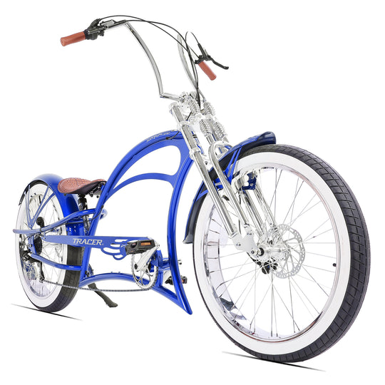 Scorpion GTS 7Speed Stretch Chopper Cruiser Bike