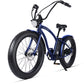 side view of Tracer loiter cruiser electric bike disc brake ape handlebar fat tire for man