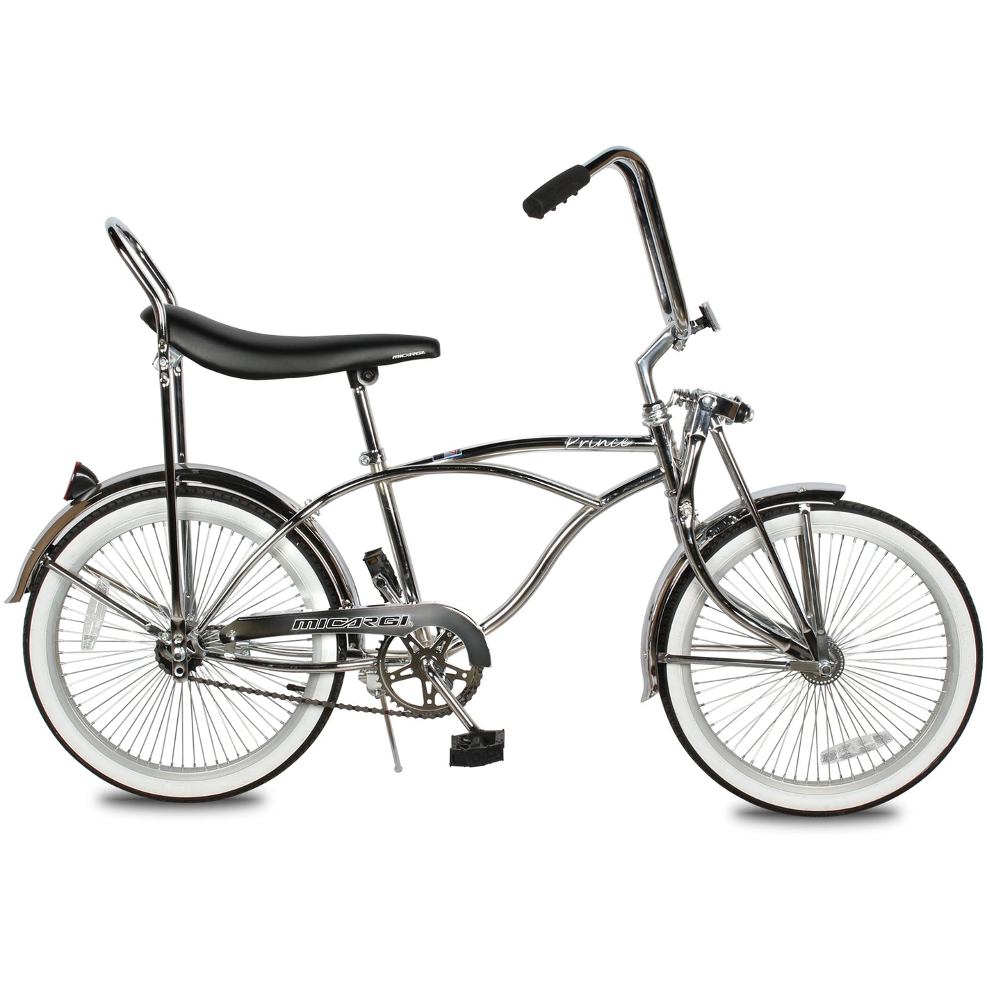 Micargi Prince 20" Single-Speed Low Rider Bike with Coaster Brake