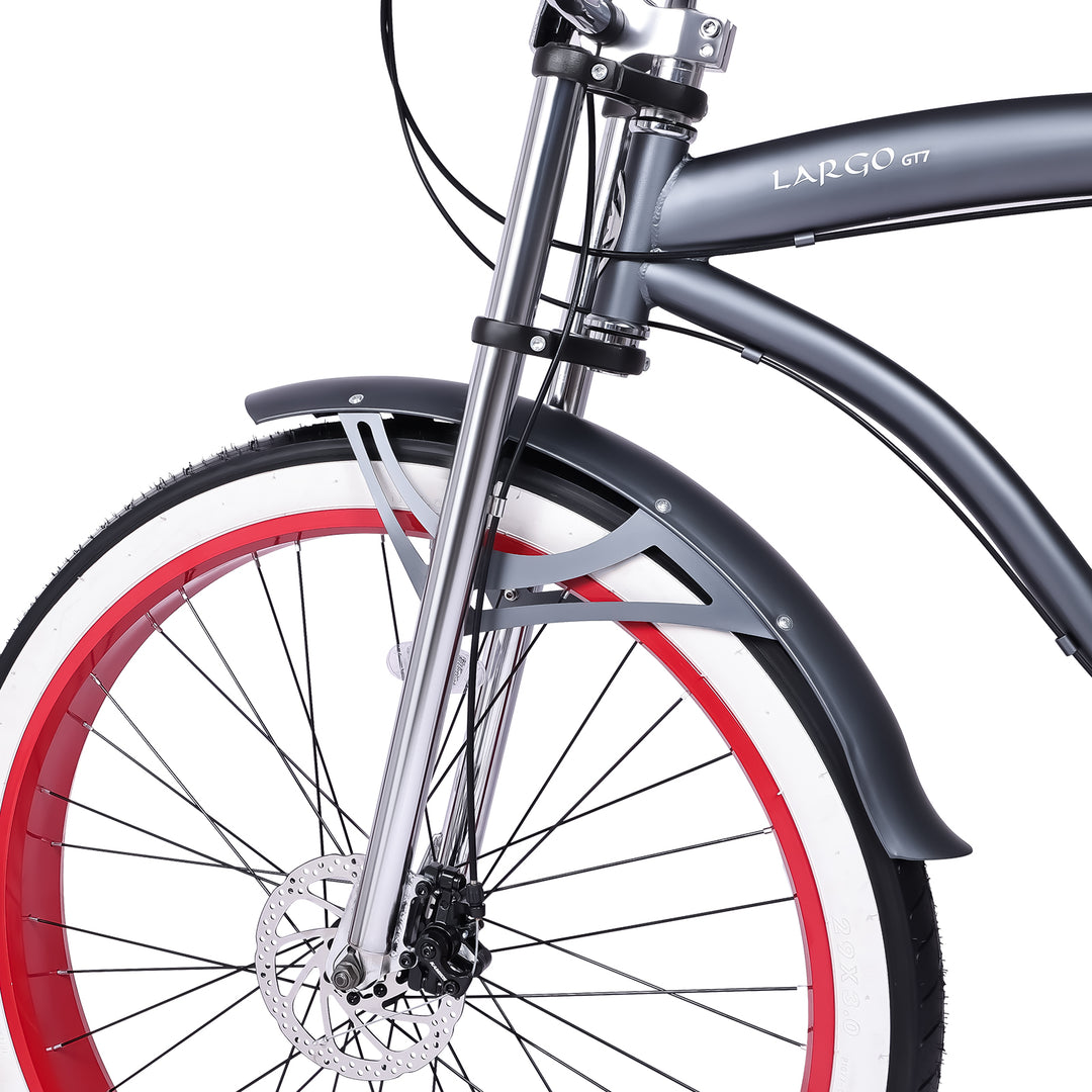 Micargi Largo GT7 29" Beach Cruiser Bike 7-Speed