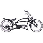 Tracer Beyond Stretch Cruiser E-bike bright chrome headlight in black 